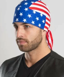 Accessories Hair Glove® Unisex USA Flag Full-Head Wrap Headwrap - 50288