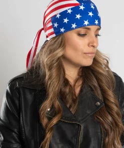 Accessories Hair Glove® Unisex USA Flag Full-Head Wrap Headwrap - 50288