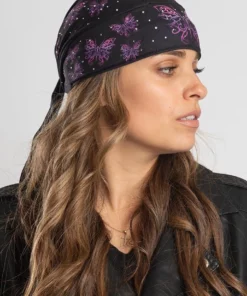 Hair Glove® Tribal Butterflies W/ Gems Full Head Wrap 50290
