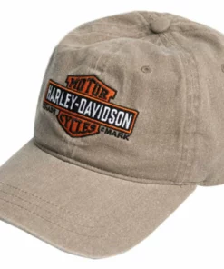 Superstition Harley-Davidson Harley-Davidson® Elongated Bar & Shield Curved Bill Adjustable Washed Baseball Cap
