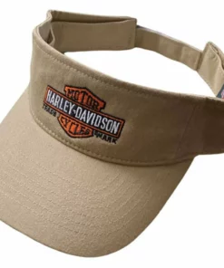Superstition Harley-Davidson Hats Harley-Davidson® Men's Bar & Shield Adjustable Closure Low Crown Bill Visor - Tan