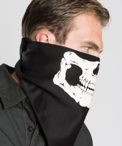 Hair Glove® Glow-in-the-Dark Skull Triangle Half Facemask, 51000 Facemasks