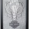 Ace Branded Harley-Davidson® H-D Live To Ride Eagle W/ Bar & Shield Mirror Home 1 Ace Branded Harley-Davidson® H-D Live To Ride Eagle W/ Bar & Shield Mirror Home