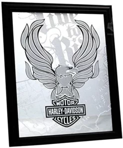 Ace Branded Harley-Davidson® H-D Live To Ride Eagle W/ Bar & Shield Mirror Home