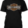Superstition Harley-Davidson Harley-Davidson® Men's Elongated Orange Bar & Shield Black T-Shirt
