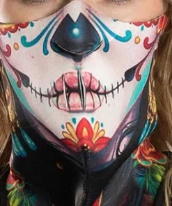 Facemasks Hair Glove® Day Of The Dead Frida Half Facemask, 53105