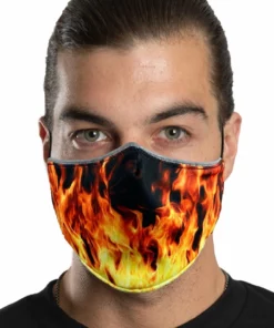 Hair Glove® Flames Face Mask Set, 53237 Facemasks