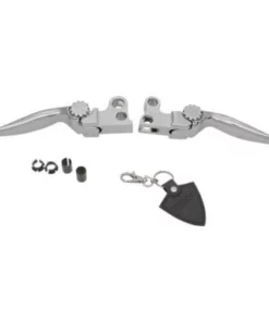 Parts Unlimited® Chrome Journey Lever Set For Harley Davidson, 0610-1719 Hand & Foot Controls