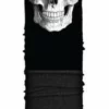 Hair Glove® Light Reflective Ink Human Skull Design Soft Fleece Neck Facemask, 54818