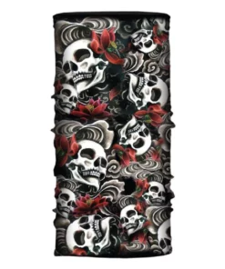 Hair Glove® Water Flower Skulls Soaker Series Multifunctional Facemask/Headwrap, 54911 Facemasks