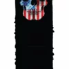 Hair Glove® American Flag Skull Jaw Soaker Series EZ Tube Facemask, 54916 2 Hair Glove® American Flag Skull Jaw Soaker Series EZ Tube Facemask, 54916