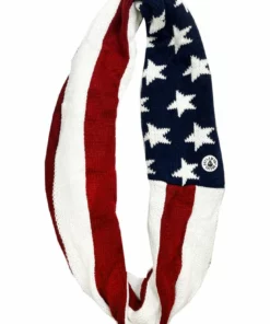 Accessories Hair Glove® Stars And Stripes Reversible Double Layered Infinity Scarf