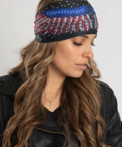 Hair Glove® American Flag Wings W/ Gems EZ Bandz Soaker Series Multifunctional Headwear 57533 Accessories