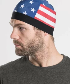 Hair Glove® American Flag Skull Cap Soaker Series 57711 Headwraps & Bandanas