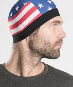 Hair Glove® American Flag Skull Cap Soaker Series 57711 Headwraps & Bandanas