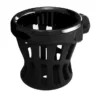 Parts Unlimited CIRO® Black Motorcycle Drink Holder For 1-1/4" Handlebars, 0636-0086