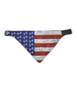 Superstition Harley-Davidson Sales 23 Hair Glove® American Crossbones Flag Dog Danna