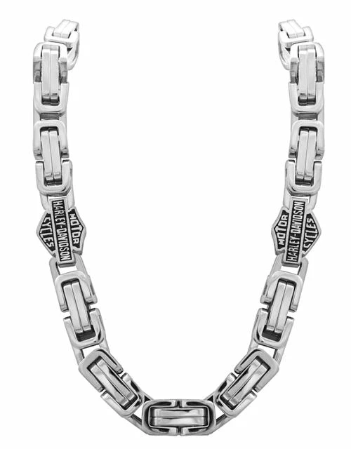 MOD Harley-Davidson® Men's Stainless Steel Double Link Necklace, HSN0026 Jewelry & Watches 3 MOD Harley-Davidson® Men's Stainless Steel Double Link Necklace, HSN0026 Jewelry & Watches