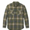 Harley-Davidson® Men's Buffalo Green Plaid Long Sleeve Shirt, 96263-22VM