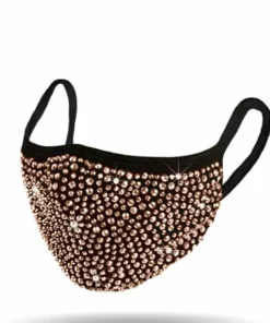 TAW Gear® Nude Diamond Bling Face Mask, FM1222-NUDE