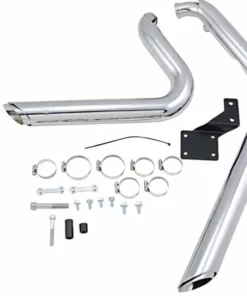 Vance & Hines® Shortshots Staggered Exhaust - Chrome, 1800-0452