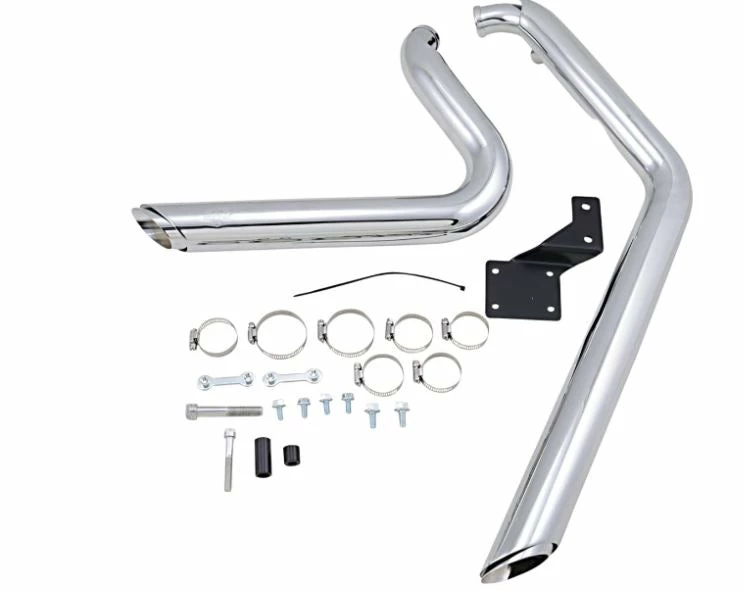 Vance & Hines® Shortshots Staggered Exhaust - Chrome, 1800-0452 4 Vance & Hines® Shortshots Staggered Exhaust - Chrome, 1800-0452