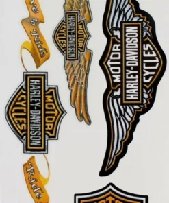 Chroma Harley-Davidson® 8 Piece Assorted Decal Kitz™, CG3900