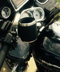 Kurzer Kaddy Kruzer Kaddy® 600 Leather & Chrome Perch Mount, KK600 Cup Holders