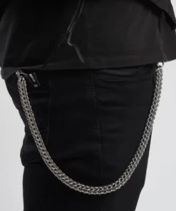 Wallets & Chains Hair Glove® Men's 18" Multi-Ring Stainless Steel Wallet Chain, 60019