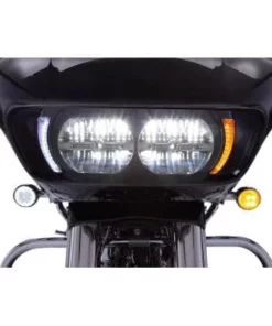 Parts Unlimited Ciro® Headlight Bezel Fang Gloss Black FLTRX 15-19, 2040-2212 Bike