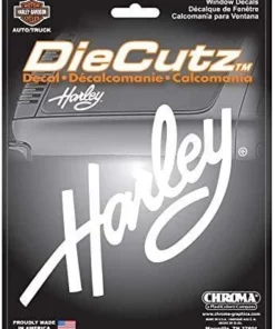 Chroma Harley-Davidson® Die Cutz Harley Script Decal, CG40002