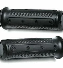 Kuryakyn® Heavy Industry Black Grips For Touring Models, 6123