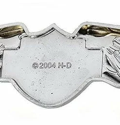 Chroma Harley-Davidson® Winged Bar & Shield Axcent Barz Embellishment Front License Plate, CG1100 Auto & Garage