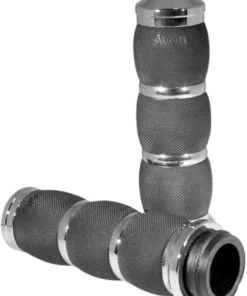 Harddrive Avon® Chrome Air Cushioned Grips W/F-B-W Throttle, 40-4331C