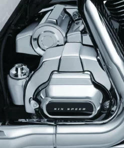 Kuryakyn® Precision® Transmission Shroud - Chrome, 6412 Bike