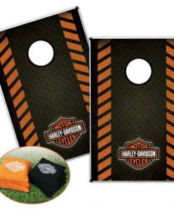 Dart World Harley-Davidson® Bar & Shield Diamond Corn Hole Home 7 Dart World Harley-Davidson® Bar & Shield Diamond Corn Hole Home