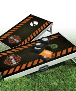 Dart World Harley-Davidson® Bar & Shield Diamond Corn Hole Home 9 Dart World Harley-Davidson® Bar & Shield Diamond Corn Hole Home