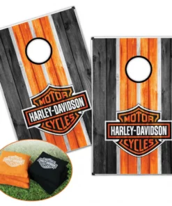 Dart World Harley-Davidson® Bar & Shield Classic Corn Hole Home