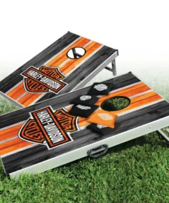 Dart World Harley-Davidson® Bar & Shield Classic Corn Hole Home