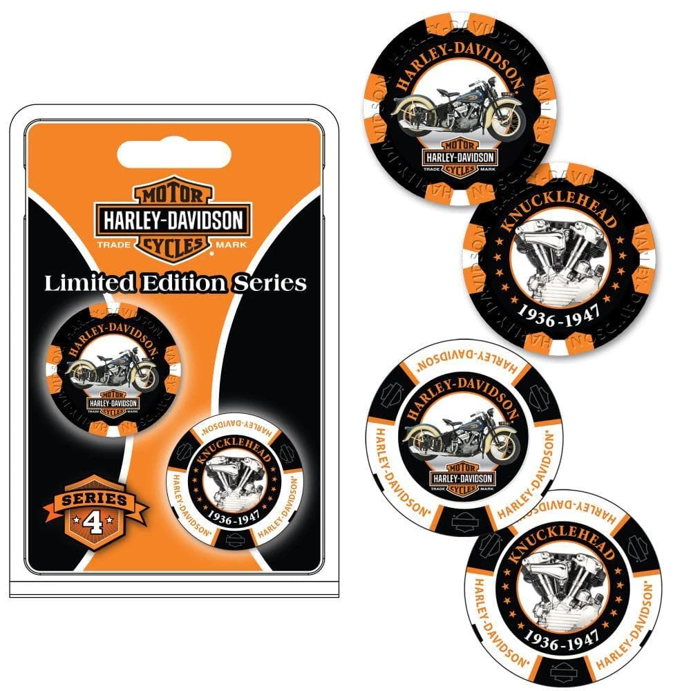 Dart World Harley-Davidson® Collector's Series 4 - Poker Chips, 6704 3 Dart World Harley-Davidson® Collector's Series 4 - Poker Chips, 6704