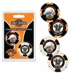 Dart World Harley-Davidson® Collector's Series 6 - Poker Chips, 6706 Home