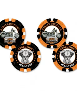 Dart World Home Harley-Davidson® Collector's Series 7 Poker Chips, 6707