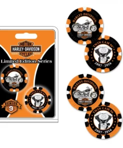 Dart World Home Harley-Davidson® Collector's Series 9 - Poker Chips, DW6709