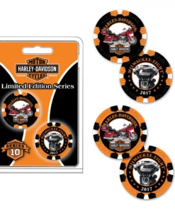 Dart World Harley-Davidson® Collector's Series 10 - Poker Chips, DW6710 Home