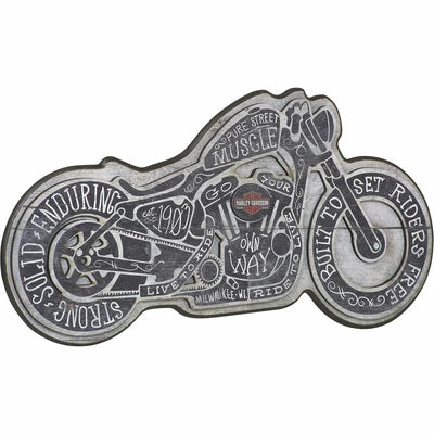 Ande Rooney Harley-Davidson Street Muscle Pub Sign, HDL-15319 3 Ande Rooney Harley-Davidson Street Muscle Pub Sign, HDL-15319