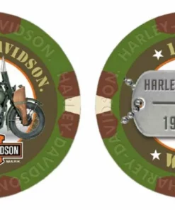 Dart World Harley-Davidson® Military Series Charlie 3 1942 XA Collectible Poker Chips 6743 Home