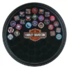 Dart World Home Harley-Davidson® Trademark Bar & Shield Round Poker Chip Frame - Holds 47 Chips 6988 2 Dart World Home Harley-Davidson® Trademark Bar & Shield Round Poker Chip Frame - Holds 47 Chips 6988