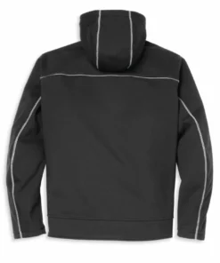 Harley-Davidson® Men's Medium Deflector Hooded Riding Fleece Jacket, 97105-22VM