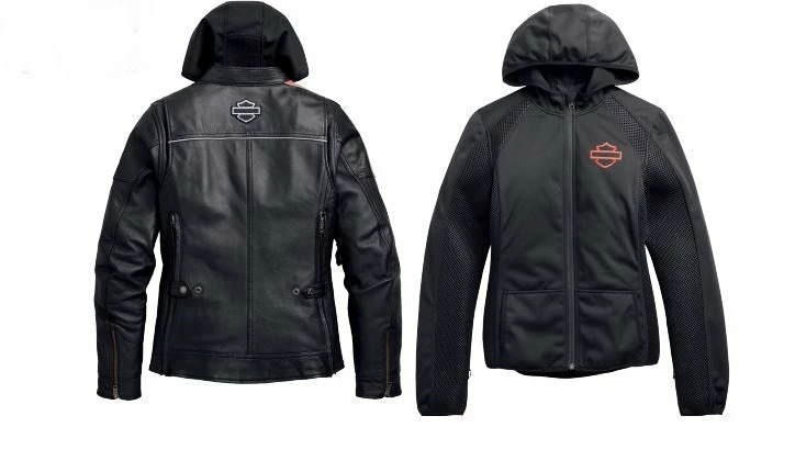 Jackets & Vests Harley-Davidson® Women's HWY-100 Black 3-N-1 Perf Hoodie Jacket, 97016-21VW 5 Jackets & Vests Harley-Davidson® Women's HWY-100 Black 3-N-1 Perf Hoodie Jacket, 97016-21VW