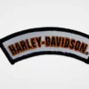 Symbol Arts Harley-Davidson® 4" Reflective Embroidered Rocker H-D Emblem Sew-On Patch Decals & Patches